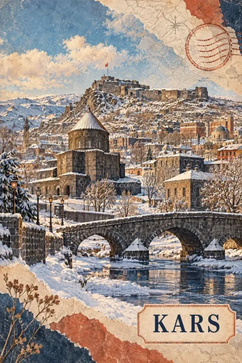 Kars Kartpostal Şeffaf Telefon Kılıfı