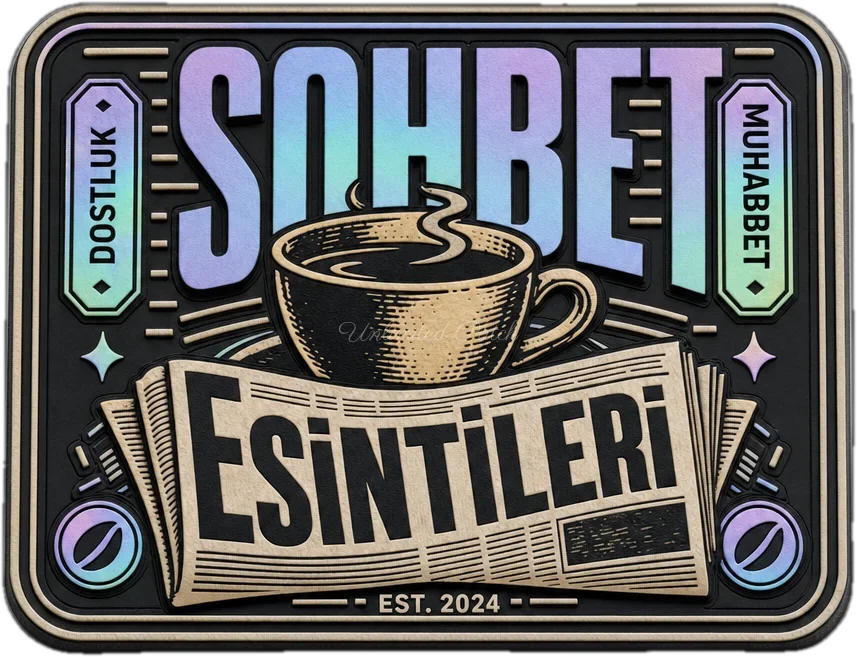 Sohbet Esintileri 3D Embossed TPU Patch | UV Printed Badge