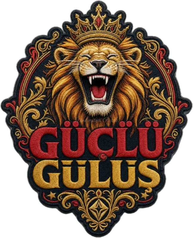 Laughing Lion Themed 3D Embossed TPU Patch | UV Printed Tactical Badge
