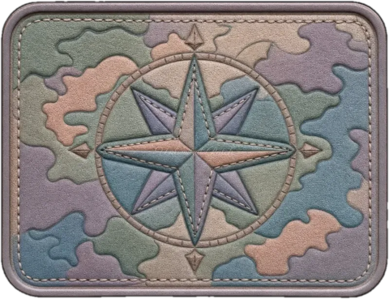 Mysterious Star Symbol 3D Embossed TPU Patch | UV Printed Tactical Badge