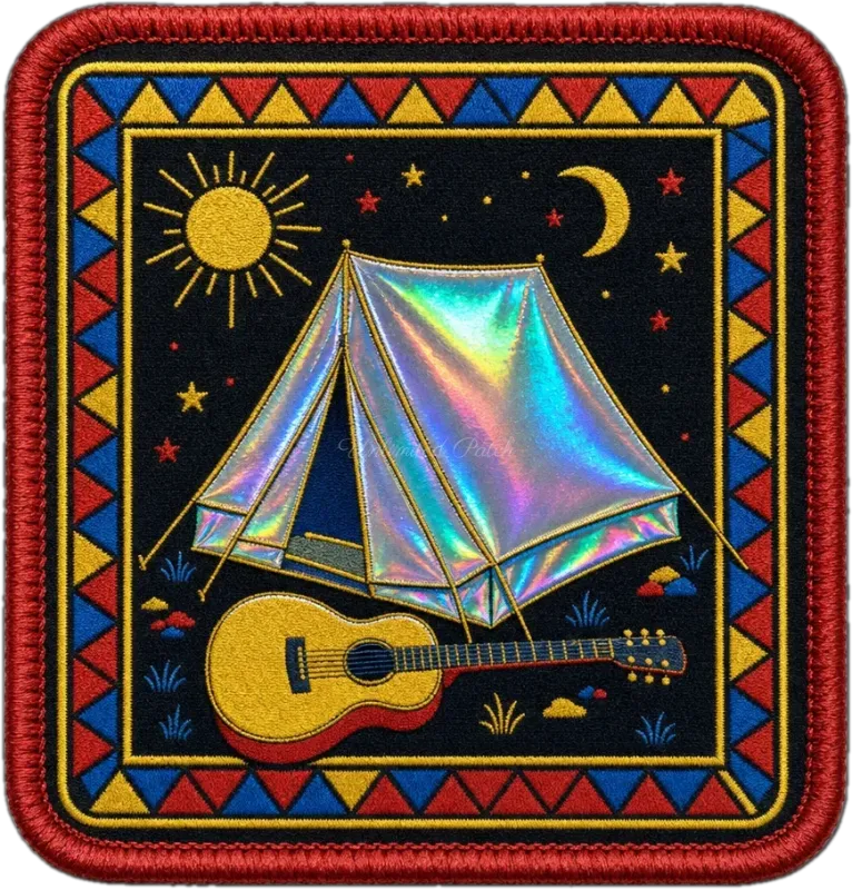 Nostalgic Camp Guitar Badge | 3D TPU Patch