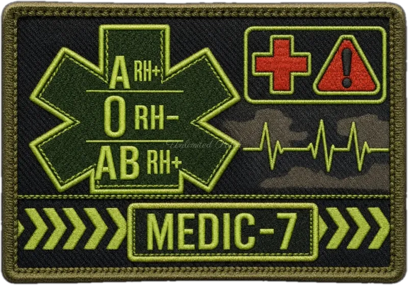 War Period Themed Realistic Badge | 3D TPU Patch