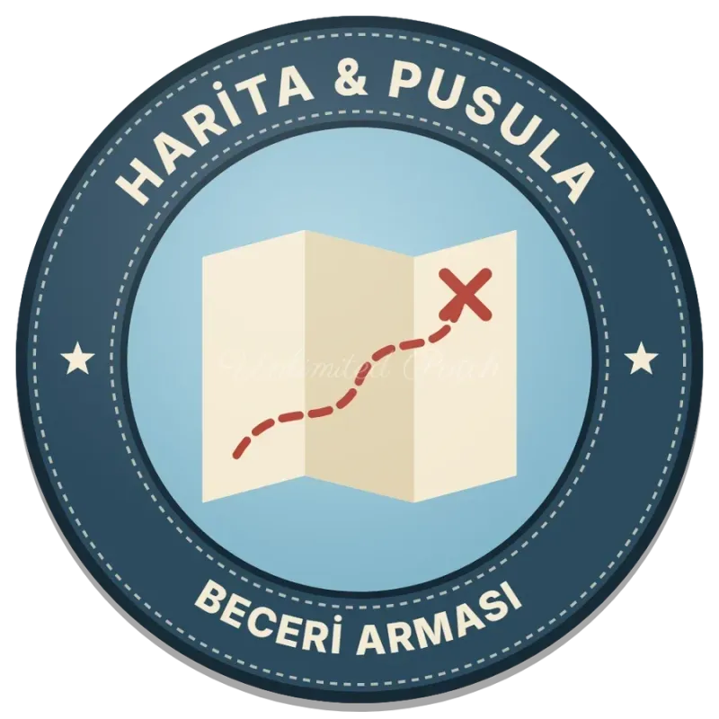 Map & Compass Skill Patch | 3D TPU Scout Badge