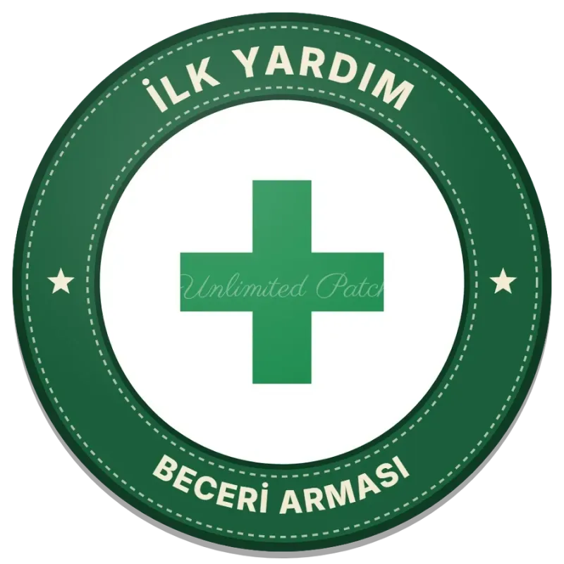 First Aid Skill Patch | 3D TPU Scout Badge