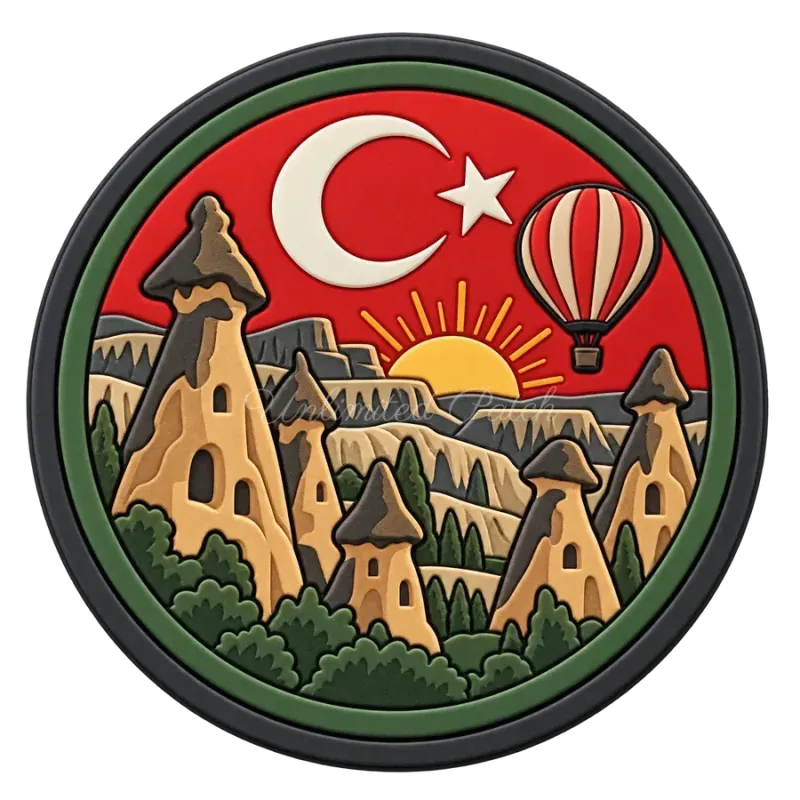 Cappadocia Themed Patch | 3D TPU Scout Badge