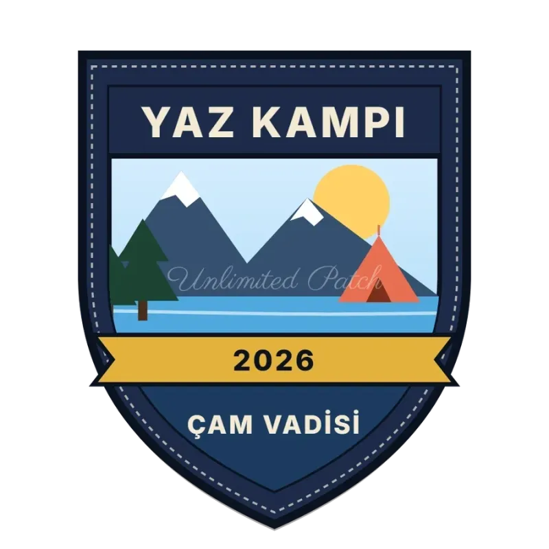 Summer Camp 2026 Patch | 3D TPU Shield Badge